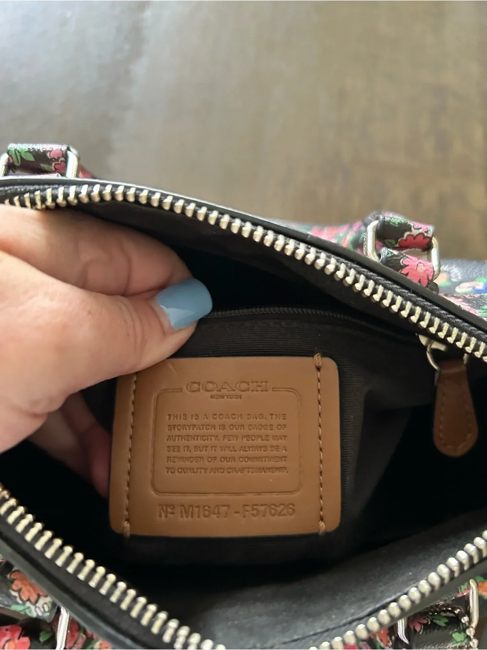 Coach mini Bennett satchel in floral print mix coated canvas